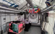 Edukacyjny moduł Discovery Space Station, wiernie odwzorowujący wnętrze Międzynarodowej Stacji Kosmicznej