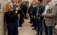 Międzynarodowe spotkanie DERlab – uczestnicy wydarzenia w laboratorium