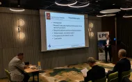 mgr inż. Hubert Białas podczas prezentacji wyników badań na konferencji EPE2026